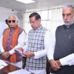 Vipul Goyal and Rajesh Nagar filed nomination in the presence of Manohar Lal and Krishnapal Gurjar